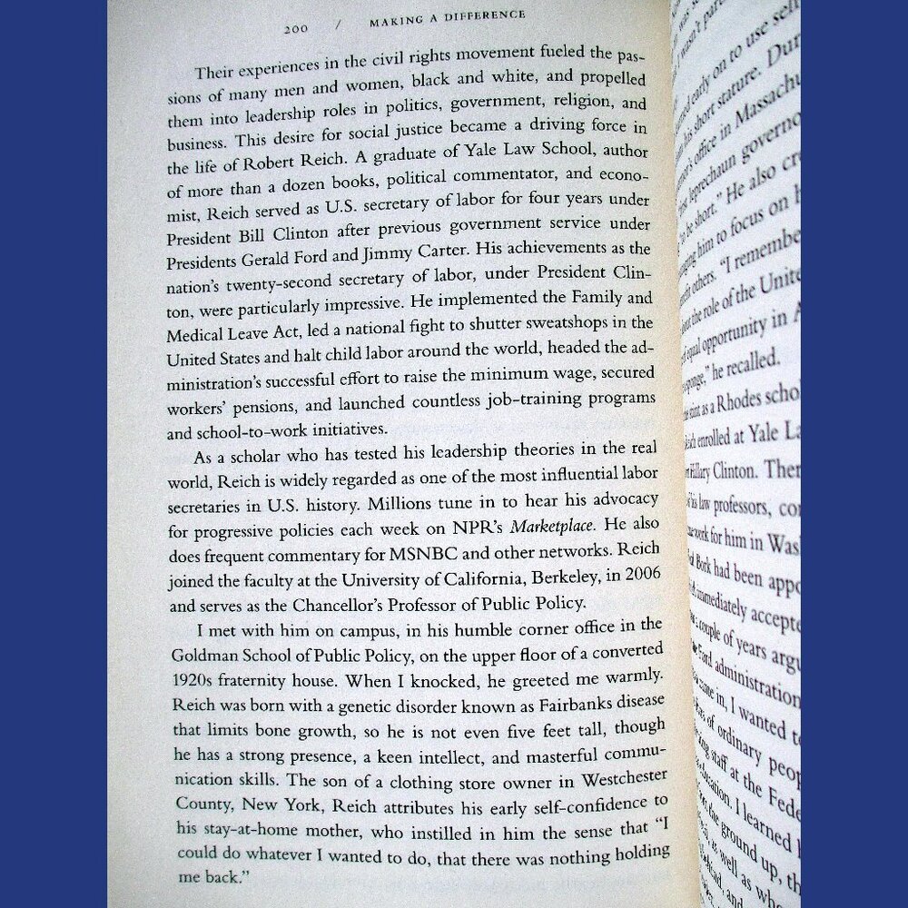 Book - Making a Difference: Stories of Vision and Courage from America's Leaders - Picture 9 of 16